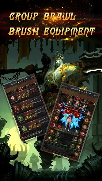 Dark God of War：Idle AFK RPG [МОД Все открыто] APK Android Screenshot 3