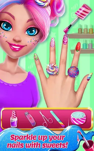 Candy Makeup Beauty Game [МОД Unlocked] APK Android Screenshot 3