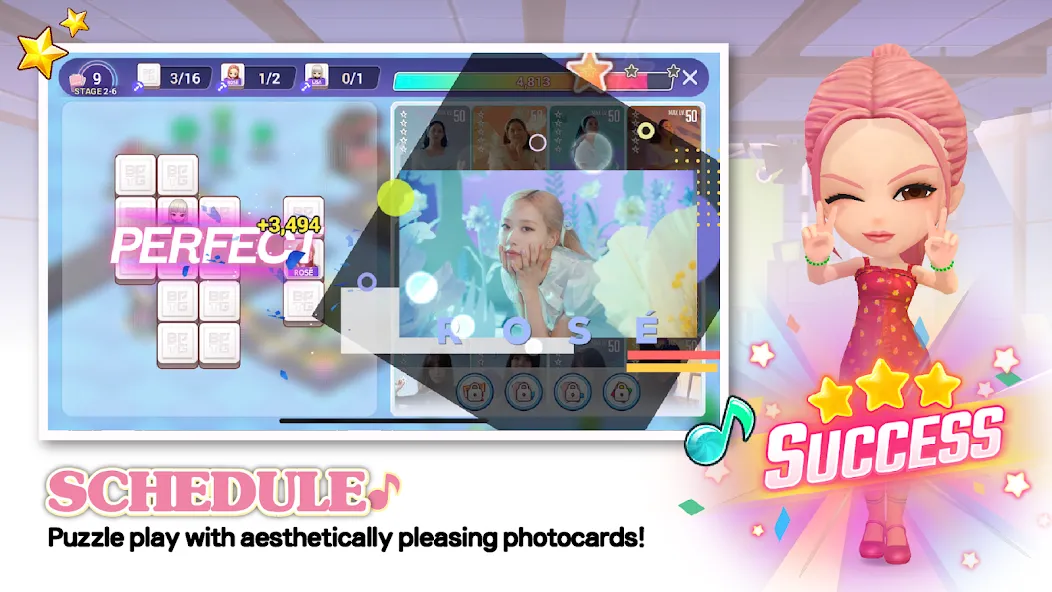 BLACKPINK THE GAME (БЛЭКПИНК ЗЕ ГЕЙМ) [МОД Все открыто] APK Android Screenshot 4