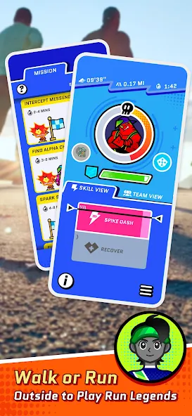 Run Legends: Make fitness fun! (Ран легенды) [МОД Много денег] APK Android Screenshot 1