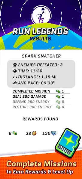 Run Legends: Make fitness fun! (Ран легенды) [МОД Много денег] APK Android Screenshot 3