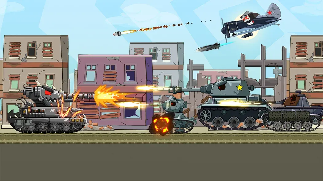Tank Arena Steel Battle (Танковая Арена Стальное Сражение) [МОД Много денег] APK Android Screenshot 3
