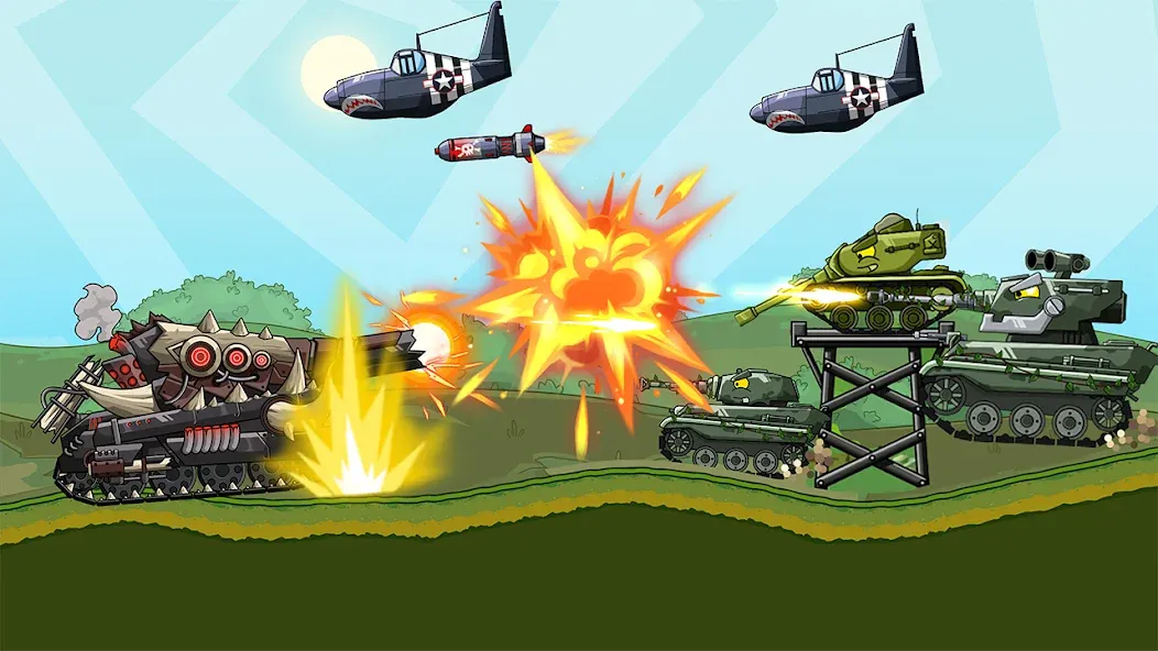 Tank Arena Steel Battle (Танковая Арена Стальное Сражение) [МОД Много денег] APK Android Screenshot 4