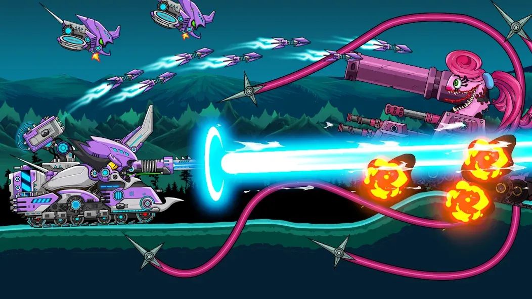 Tank Combat: War Battle (Танковый бой) [МОД Бесконечные монеты] APK Android Screenshot 2