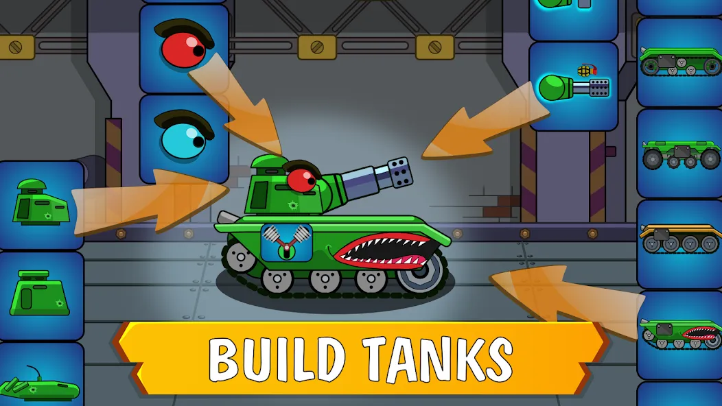 TankCraft – War Tank Battles (ТанкКрафт) [МОД Меню] APK Android Screenshot 1