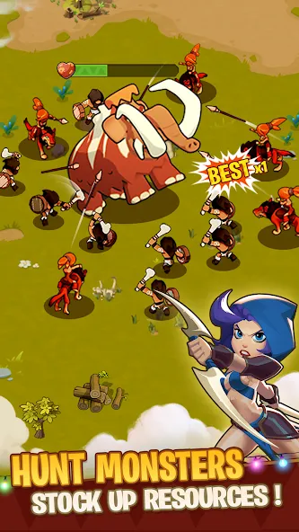 Brutal Age: Horde Invasion (Брутальная эпоха) [МОД Много денег] APK Android Screenshot 3