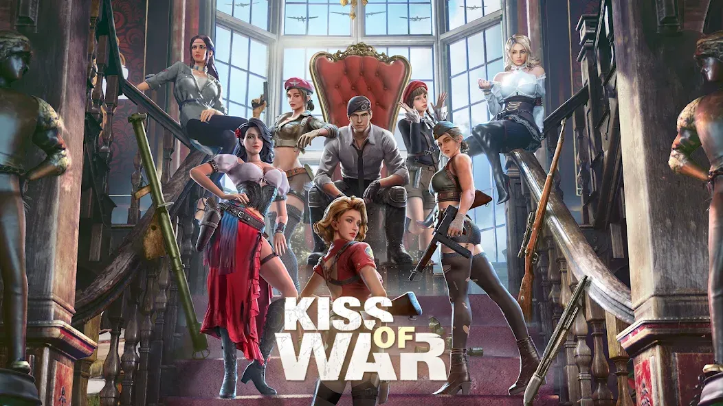Kiss of War (Кисс оф Вор) [МОД Бесконечные монеты] APK Android Screenshot 1