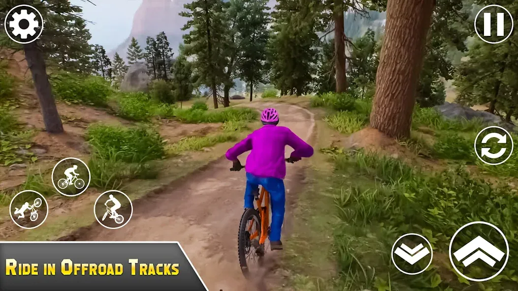 BMX Bicycle Games Offroad Bike [МОД Меню] APK Android Screenshot 2