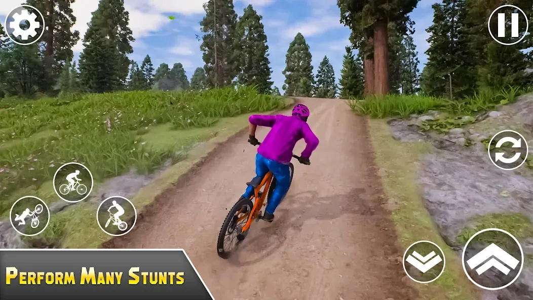 BMX Bicycle Games Offroad Bike [МОД Меню] APK Android Screenshot 4