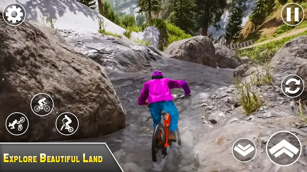 BMX Bicycle Games Offroad Bike [МОД Меню] APK Android Screenshot 5