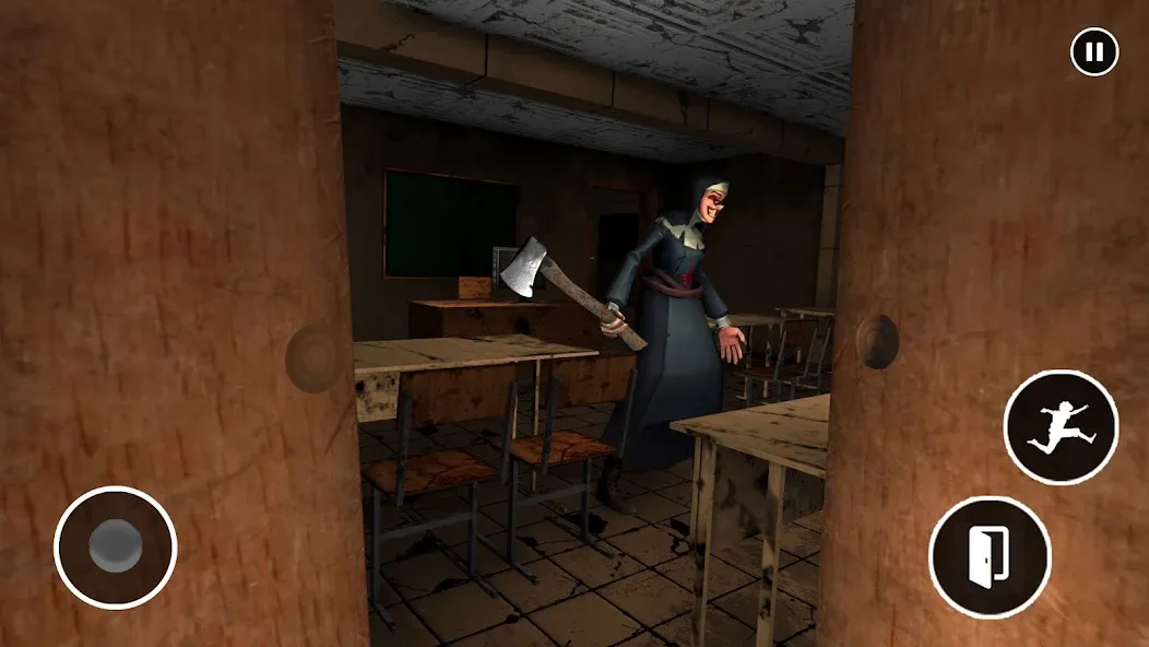 Scary Nun Horror School Escape [МОД Бесконечные монеты] APK Android Screenshot 5