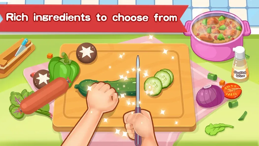 Happy Kitchen World [МОД Бесконечные монеты] APK Android Screenshot 2