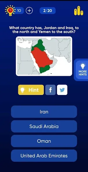 Geo Quiz: World Geo Trivia (Джио Квиз) [МОД Меню] APK Android Screenshot 4