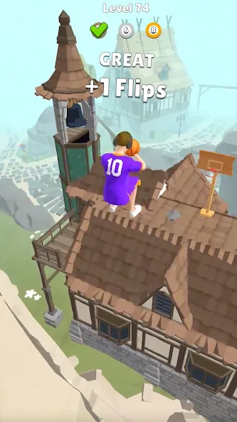 Hoop World: Flip Dunk Game 3D (Хуп Ворлд) [МОД Unlocked] APK Android Screenshot 4