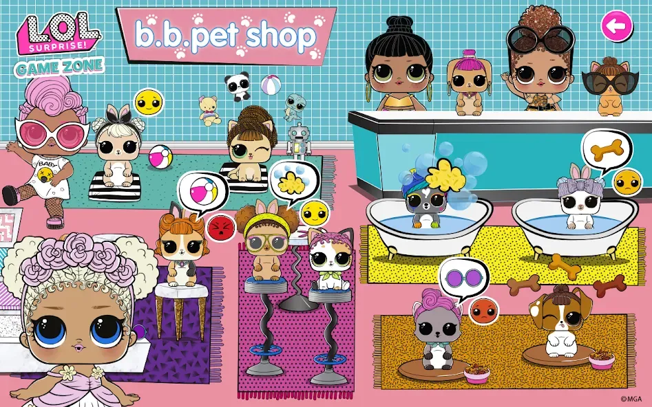 L.O.L. Surprise! Game Zone [МОД Много денег] APK Android Screenshot 4