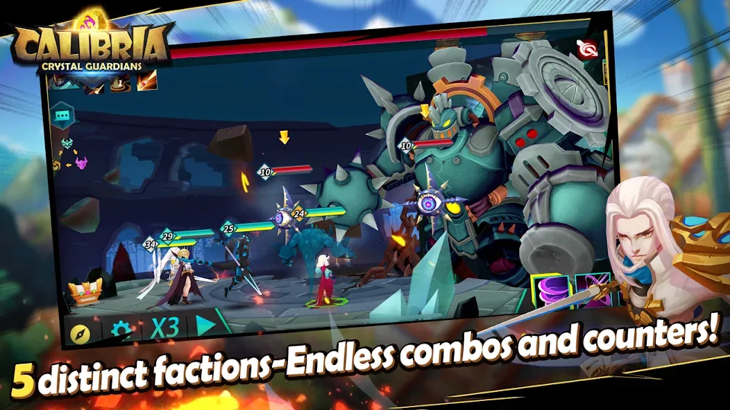 Calibria: Crystal Guardians (Калибрия) [МОД Много денег] APK Android Screenshot 2