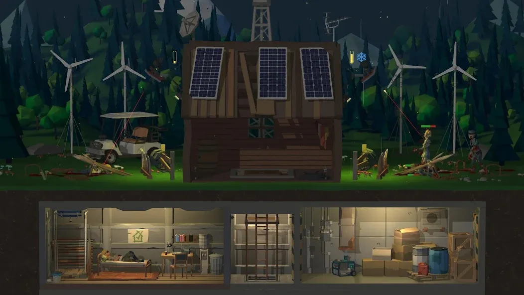 Zombie Forest 3: Underground (Зомби лес 3) [МОД Premium] APK Android Screenshot 4