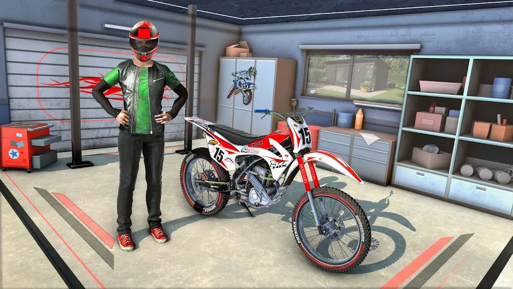 Bike Stunt Race Tricks Master [МОД Меню] APK Android Screenshot 2