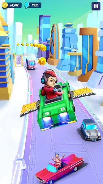 Mini Car Runner - Racing Games (Мини Кар Раннер) [МОД Mega Pack] APK Android Screenshot 3