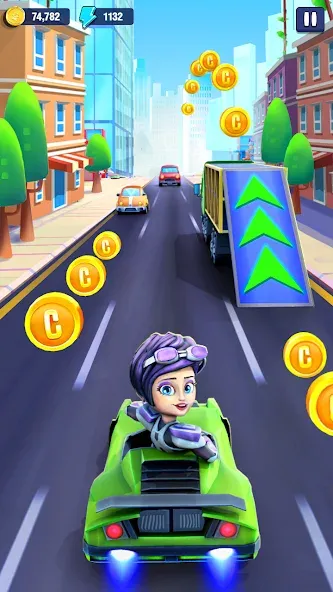 Mini Car Runner - Racing Games (Мини Кар Раннер) [МОД Mega Pack] APK Android Screenshot 5