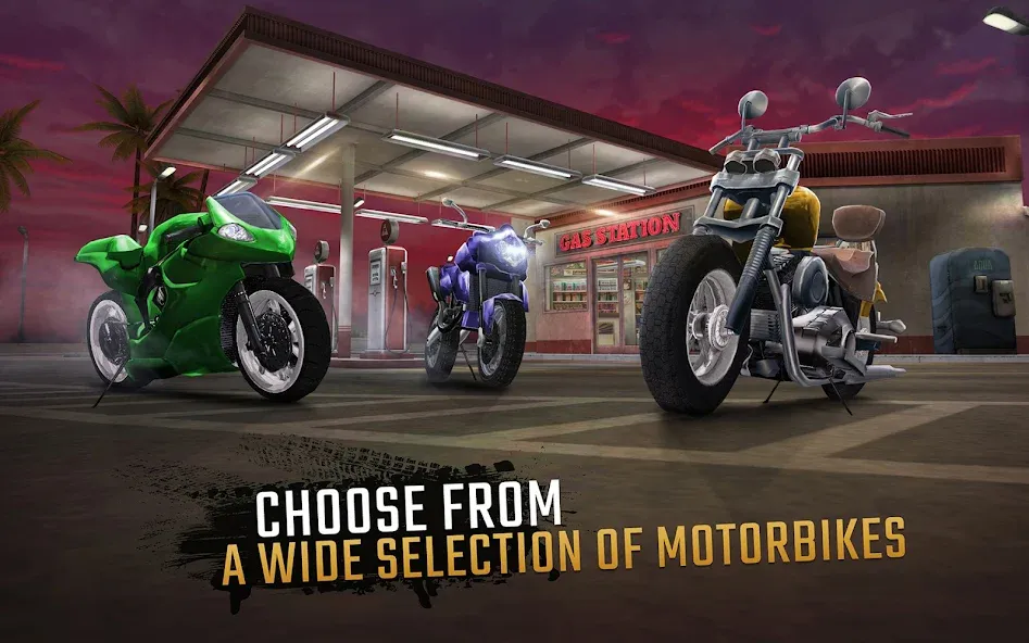 Moto Rider GO: Highway Traffic (Мото Райдер ГО) [МОД Mega Pack] APK Android Screenshot 2