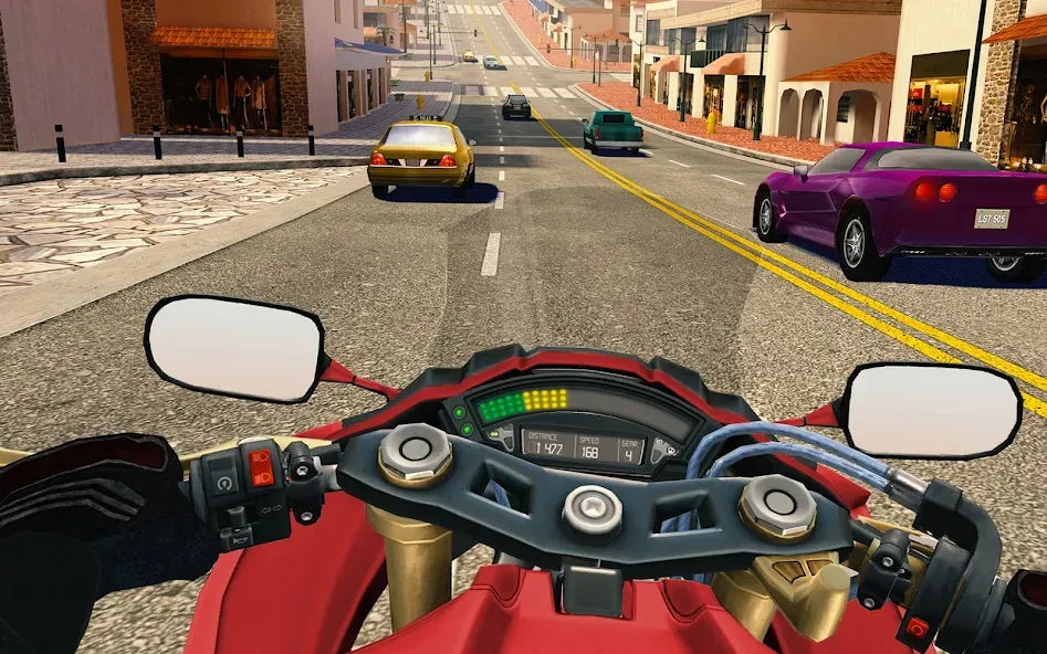 Moto Rider GO: Highway Traffic (Мото Райдер ГО) [МОД Mega Pack] APK Android Screenshot 3