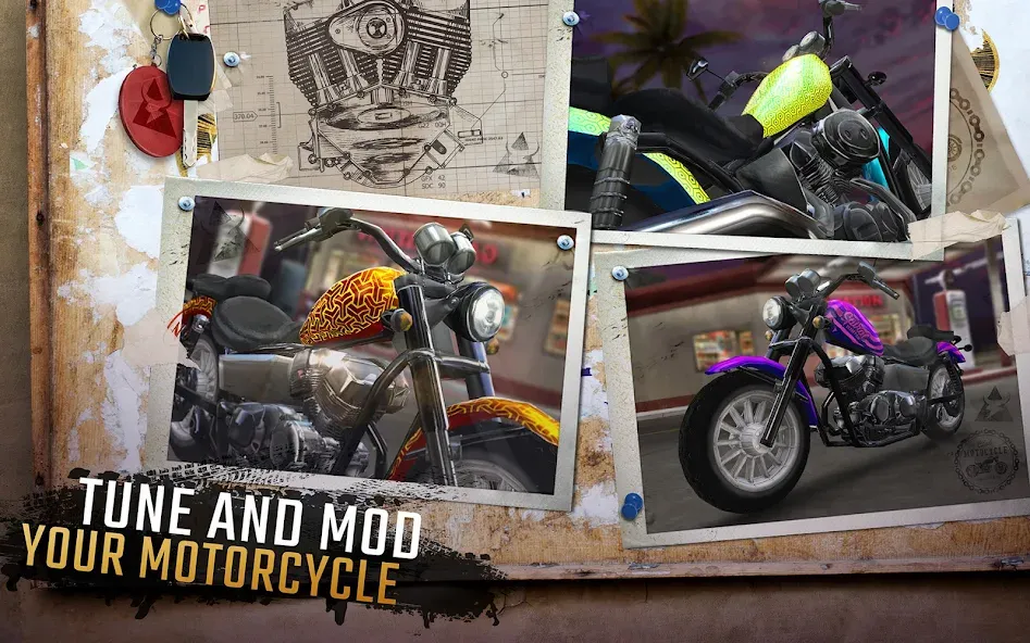 Moto Rider GO: Highway Traffic (Мото Райдер ГО) [МОД Mega Pack] APK Android Screenshot 4
