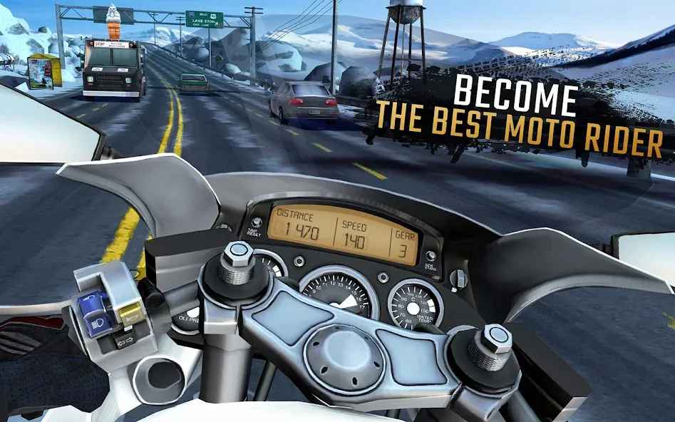 Moto Rider GO: Highway Traffic (Мото Райдер ГО) [МОД Mega Pack] APK Android Screenshot 5