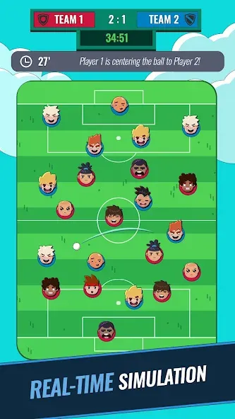 Merge Football Manager: Soccer (Мерж Футбол Менеджер) [МОД Unlocked] APK Android Screenshot 1