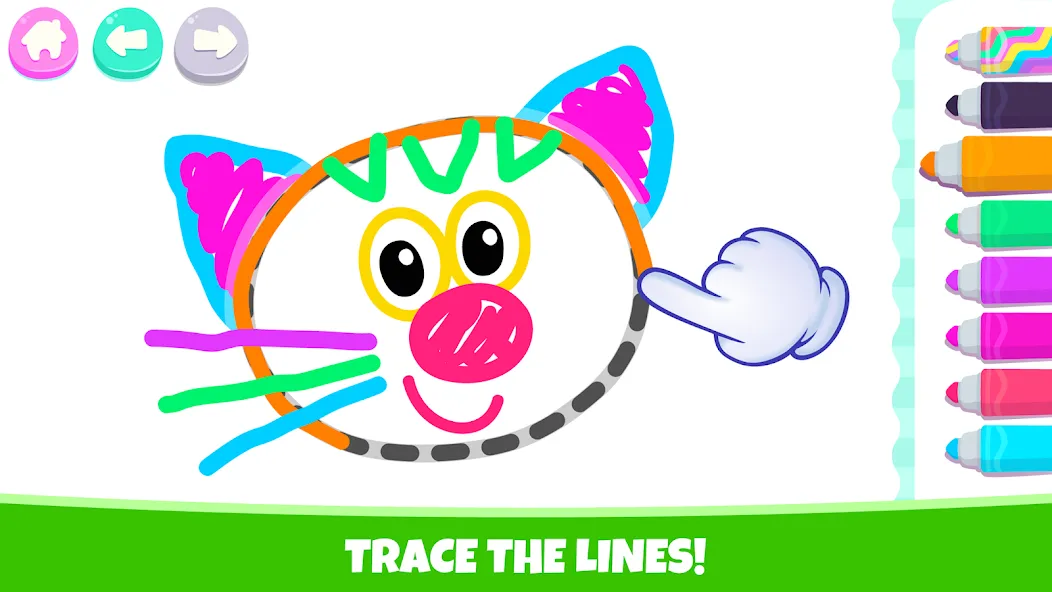Drawing for kids! Toddler draw [МОД Все открыто] APK Android Screenshot 2