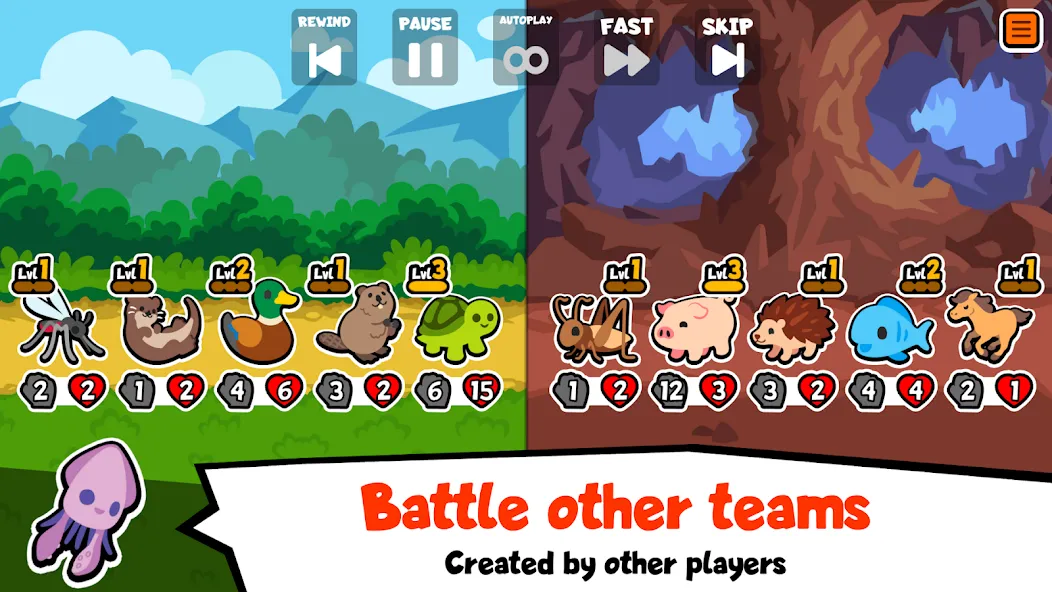 Super Auto Pets (упер Ауто Петс) [МОД Unlocked] APK Android Screenshot 2