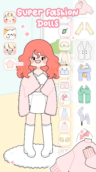 Lovely Doll : Dress Up Game (Лавли Долл) [МОД Mega Pack] APK Android Screenshot 1