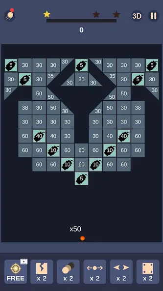 Bricks and Balls-Brick Crusher (Брикс энд Болс) [МОД Mega Pack] APK Android Screenshot 5