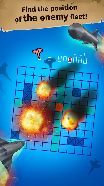 Sink the Fleet - Sea War [МОД Меню] APK Android Screenshot 2