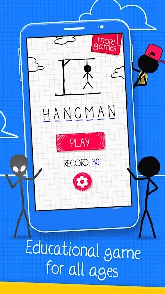 Hangman [МОД Mega Pack] APK Android Screenshot 4