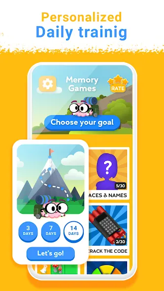 Train your Brain. Memory Games [МОД Premium] APK Android Screenshot 3