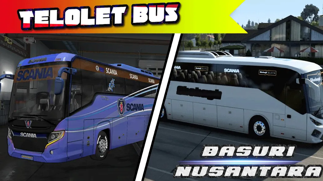 Bus Telolet Basuri Nusantara (Бус Телолет Басури Нусантара) [МОД Бесконечные монеты] APK Android Screenshot 1