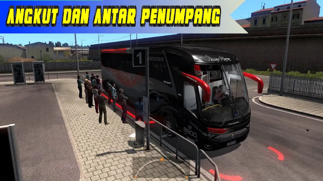 Bus Telolet Basuri Nusantara (Бус Телолет Басури Нусантара) [МОД Бесконечные монеты] APK Android Screenshot 3