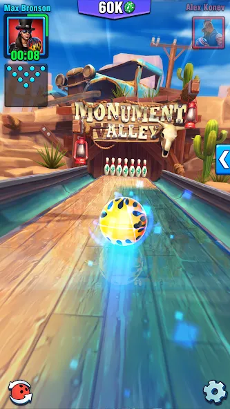 Bowling Crew — 3D bowling game [МОД Бесконечные монеты] APK Android Screenshot 1