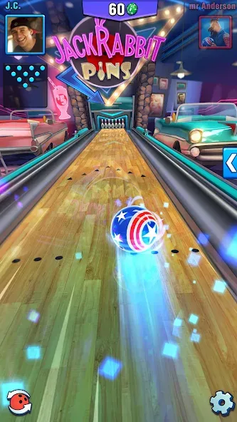 Bowling Crew — 3D bowling game [МОД Бесконечные монеты] APK Android Screenshot 4