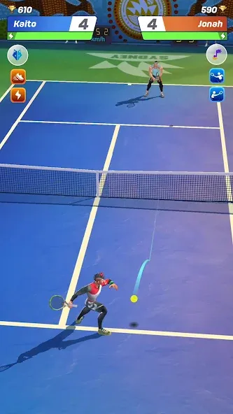 Tennis Clash: Multiplayer Game (Теннис Клаш) [МОД Unlocked] APK Android Screenshot 1