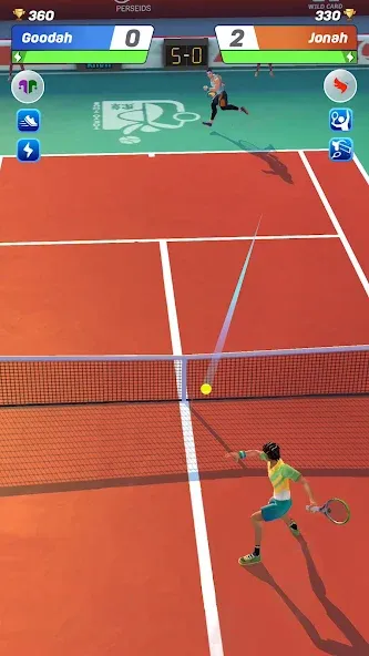 Tennis Clash: Multiplayer Game (Теннис Клаш) [МОД Unlocked] APK Android Screenshot 2