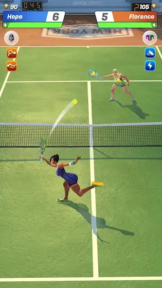 Tennis Clash: Multiplayer Game (Теннис Клаш) [МОД Unlocked] APK Android Screenshot 3