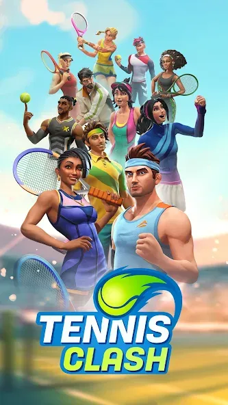 Tennis Clash: Multiplayer Game (Теннис Клаш) [МОД Unlocked] APK Android Screenshot 4