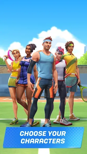 Tennis Clash: Multiplayer Game (Теннис Клаш) [МОД Unlocked] APK Android Screenshot 5