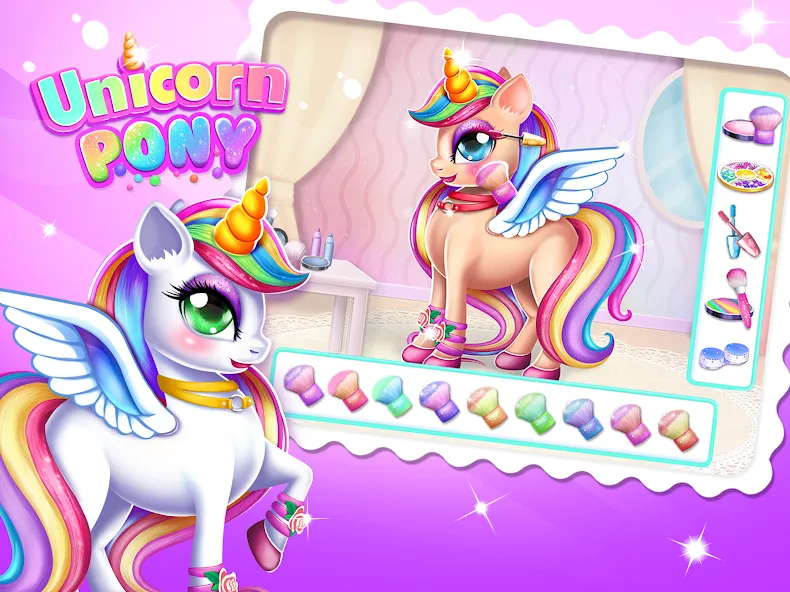 Unicorn Dress up Girls Game [МОД Меню] APK Android Screenshot 1