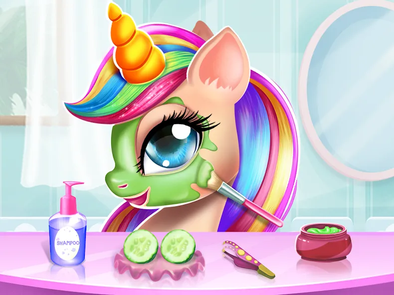 Unicorn Dress up Girls Game [МОД Меню] APK Android Screenshot 3