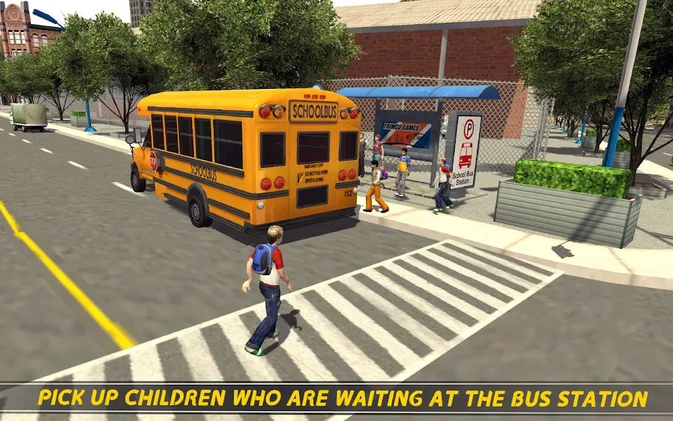 School Bus 16 [МОД Все открыто] APK Android Screenshot 1