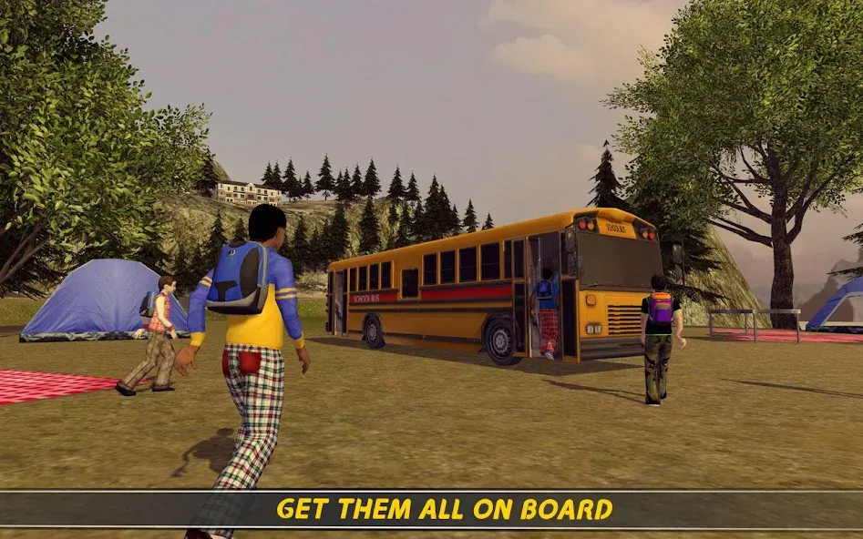 School Bus 16 [МОД Все открыто] APK Android Screenshot 3