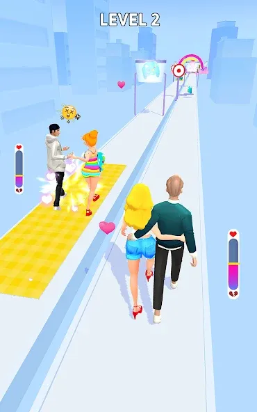 Bestie Breakup - Run for Love (Бести Брейкап) [МОД Бесконечные монеты] APK Android Screenshot 3